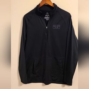 Buc-ee's Black Quarter Zip Pullover